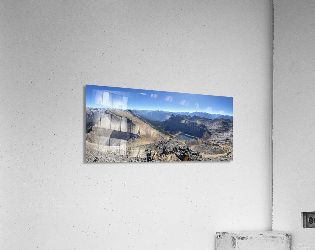 Helena Ridge & Castle Mountain panorama Acrylic Print