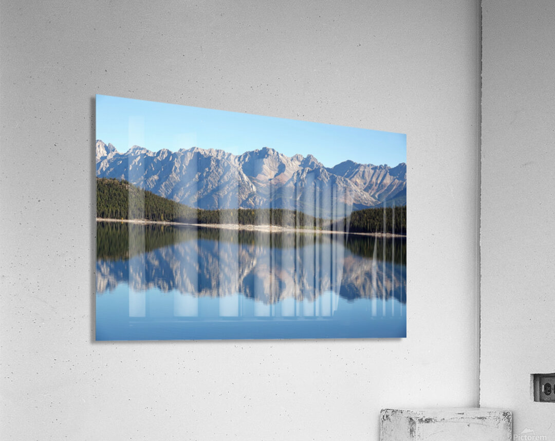 Upper Kananaskis Lake reflection 1 Acrylic Print