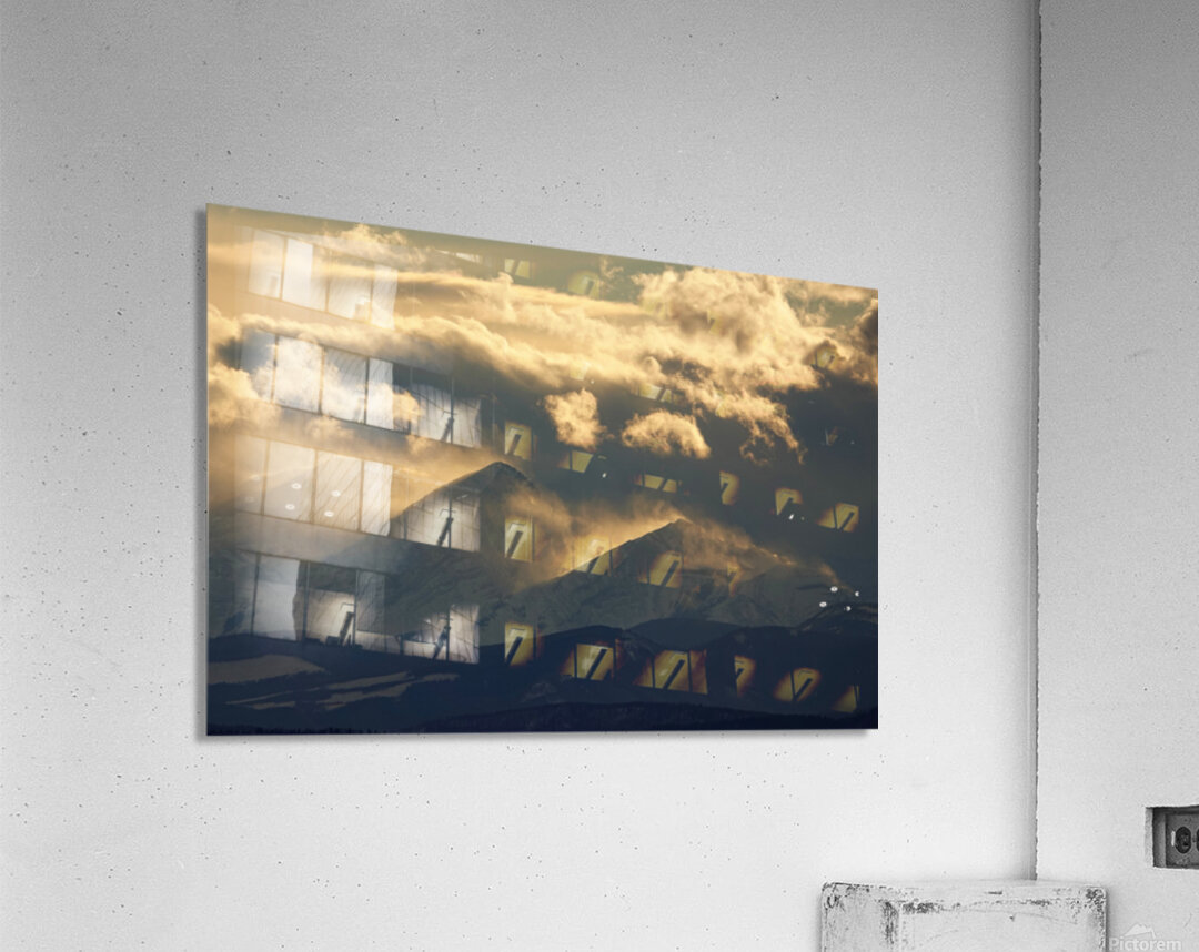 Veil Over the Front Range Acrylic Print