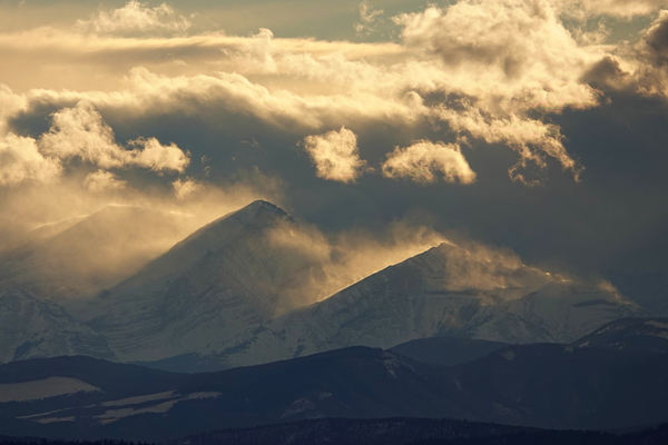 Veil Over the Front Range by Danilov Alpine Works