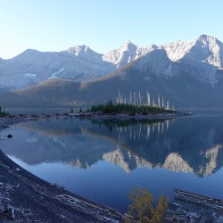 Upper Kananaskis Lake early morning