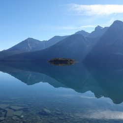 Upper Kananaskis lake reflection 2