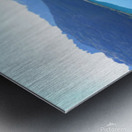 Bow Lake & Crowfoot Mountain panorama Metal print