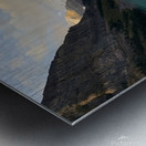 Lake Louise alpenglow reflection Metal print