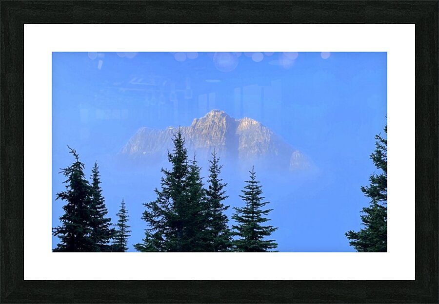 The Floating Ridge Picture Frame print