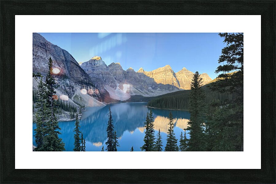 Morain Lake Morning Picture Frame print