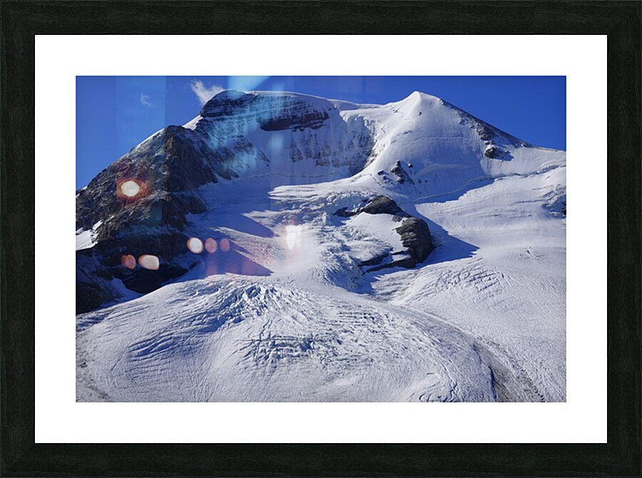 Mount Athabaska and Athabaska Glacier Picture Frame print