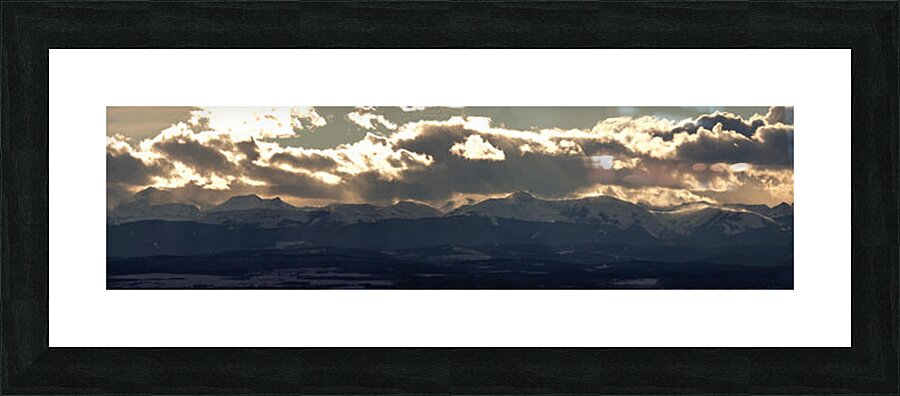 Cathedral of Light — Front Range Picture Frame print