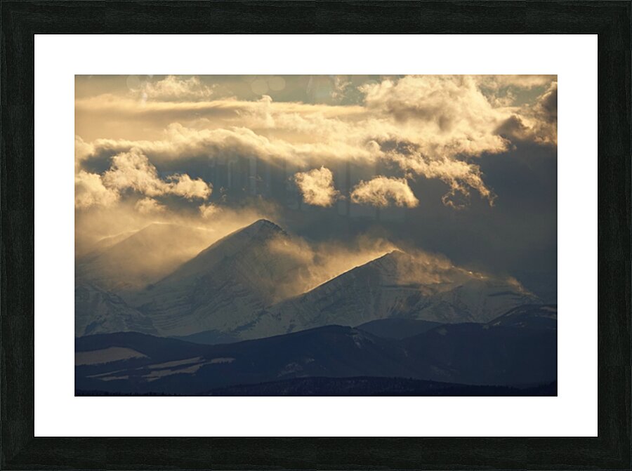 Veil Over the Front Range Picture Frame print