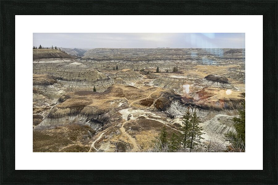 Badlands Labyrinth Picture Frame print