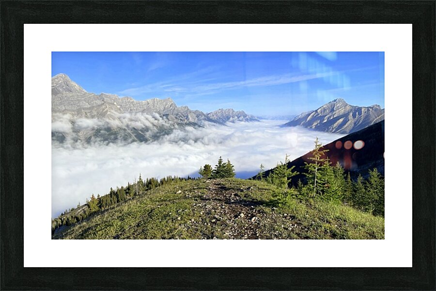 Inversion above Spray Lakes 2 Picture Frame print