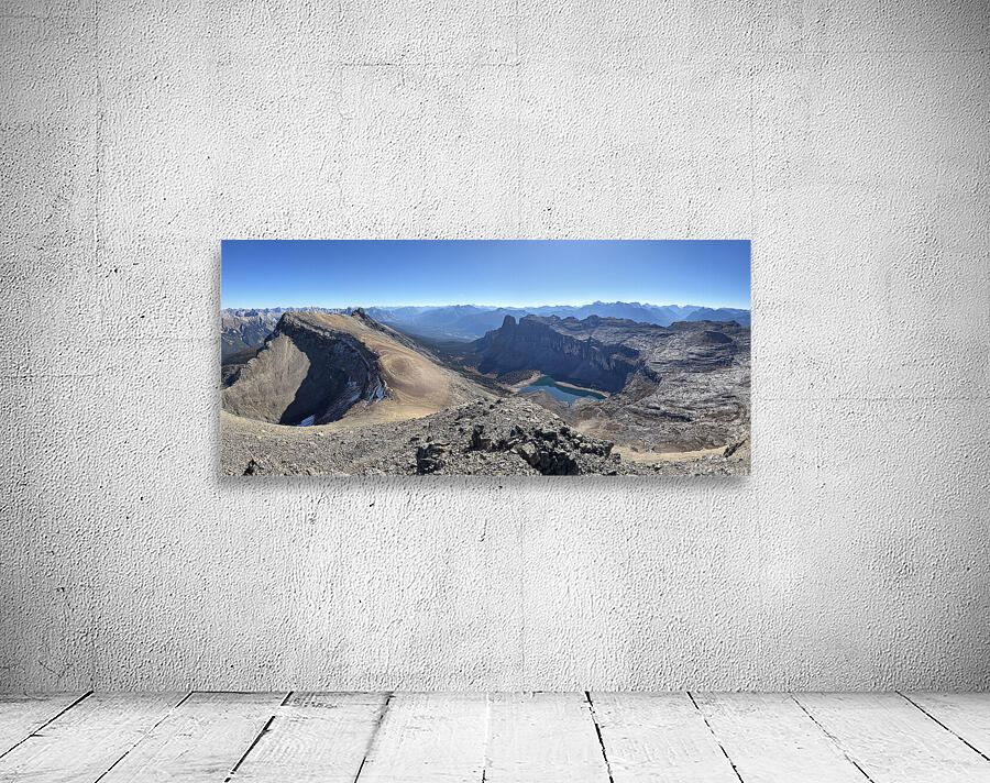 Helena Ridge & Castle Mountain panorama Wall Preview