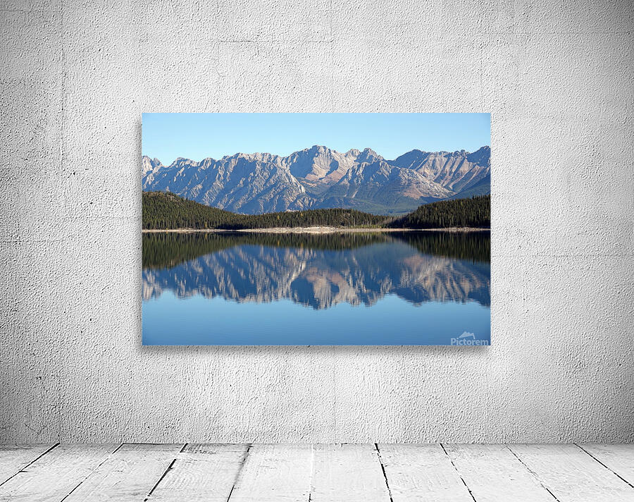 Upper Kananaskis Lake reflection 1 Wall Preview