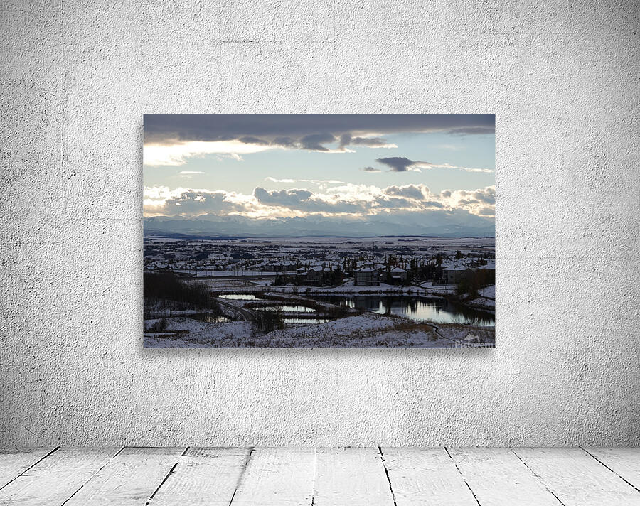 Front Range from Northwest Calgary Wall Preview