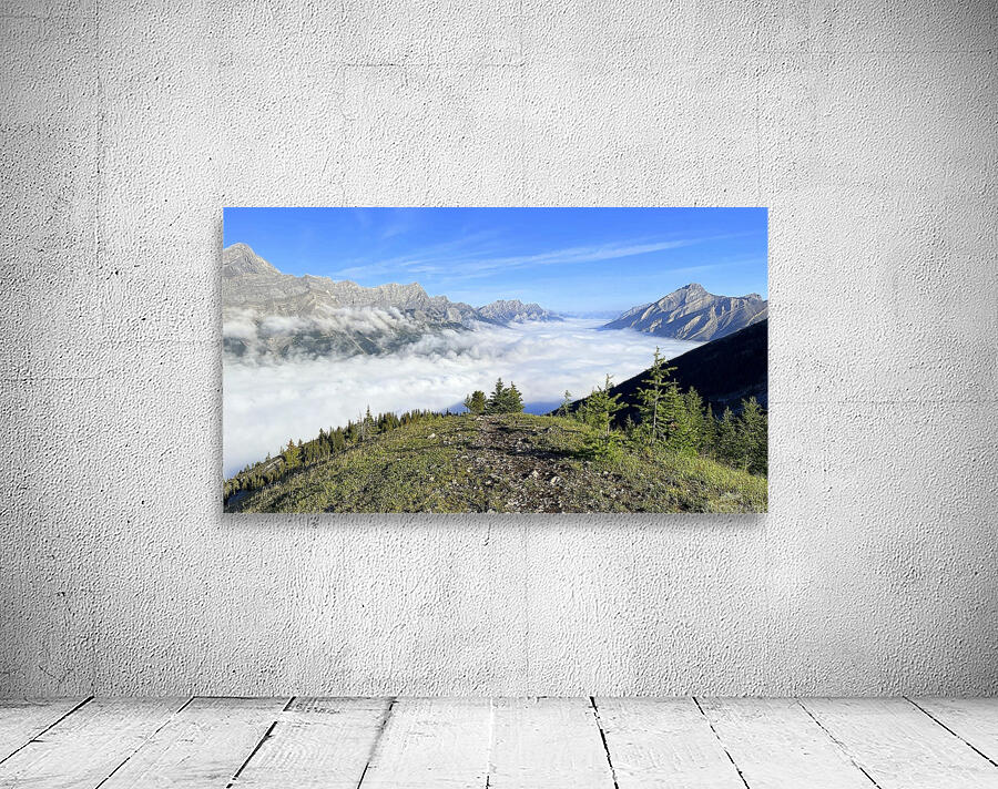 Inversion above Spray Lakes 2 Wall Preview