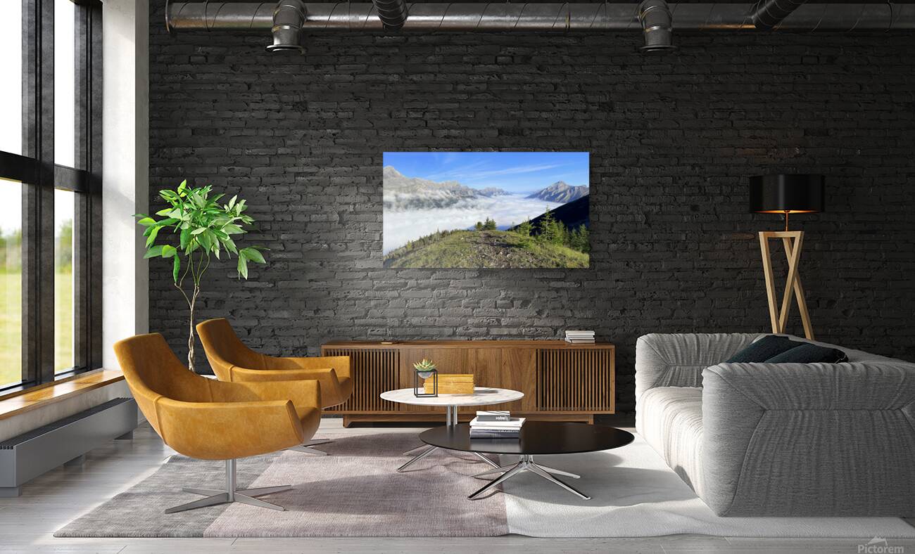 Inversion above Spray Lakes 2 Reproduction