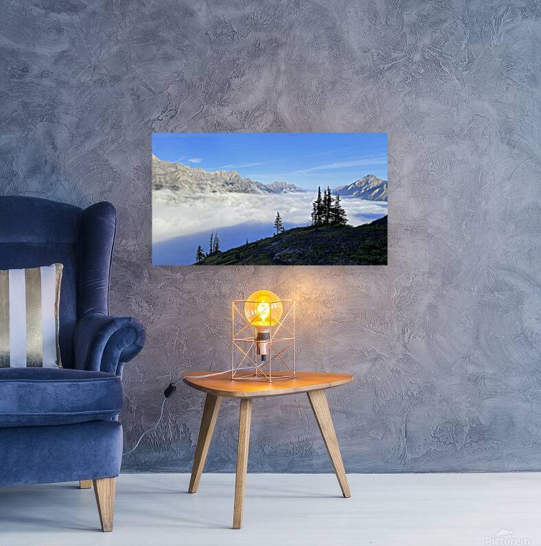 Inversion above Spray Lakes 1 Reproduction