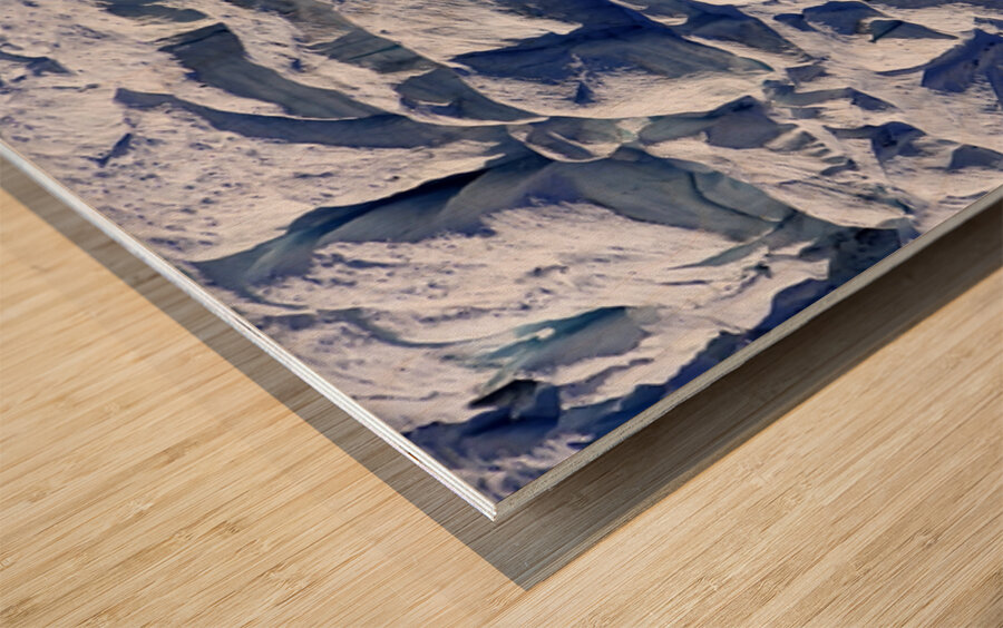 Athabaska Glacier Wood print