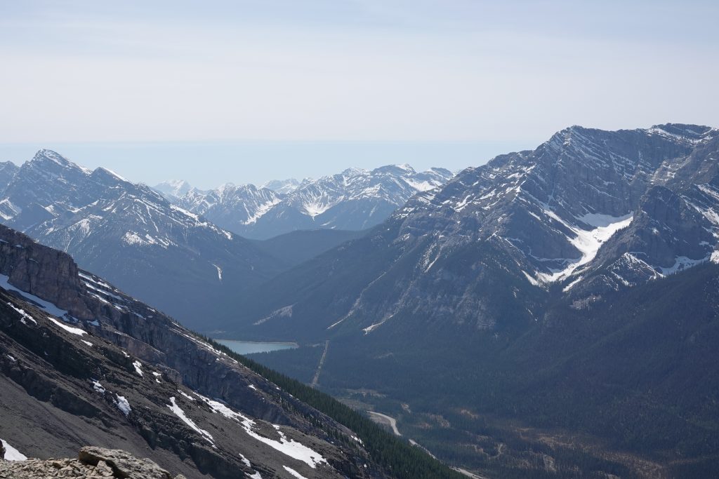 View from Ha Ling in Spray Lakes direction 