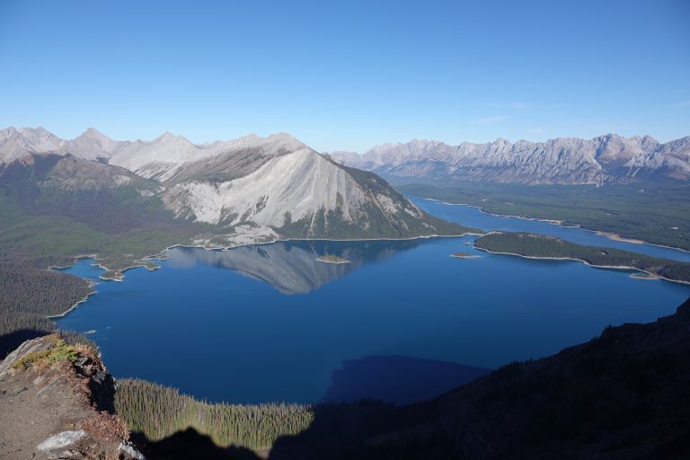 Upper & Lower Kananaskis Lakes from Sarrail Ridge