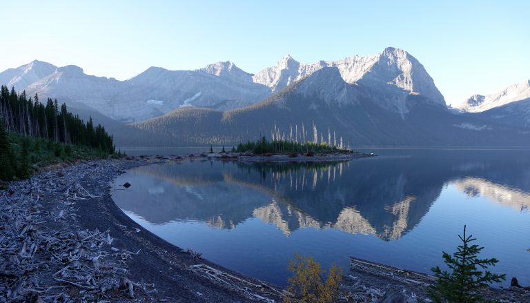 Sarrail Ridge from Upper Kananaskis Lake