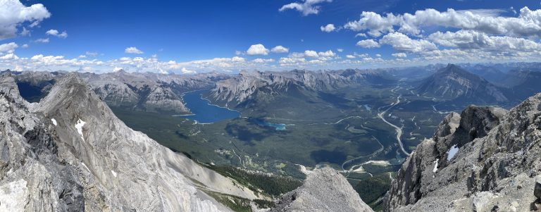Panorama from Cascade Mountain