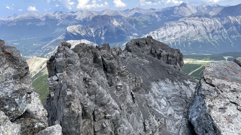 Fortress Ridge from the summit