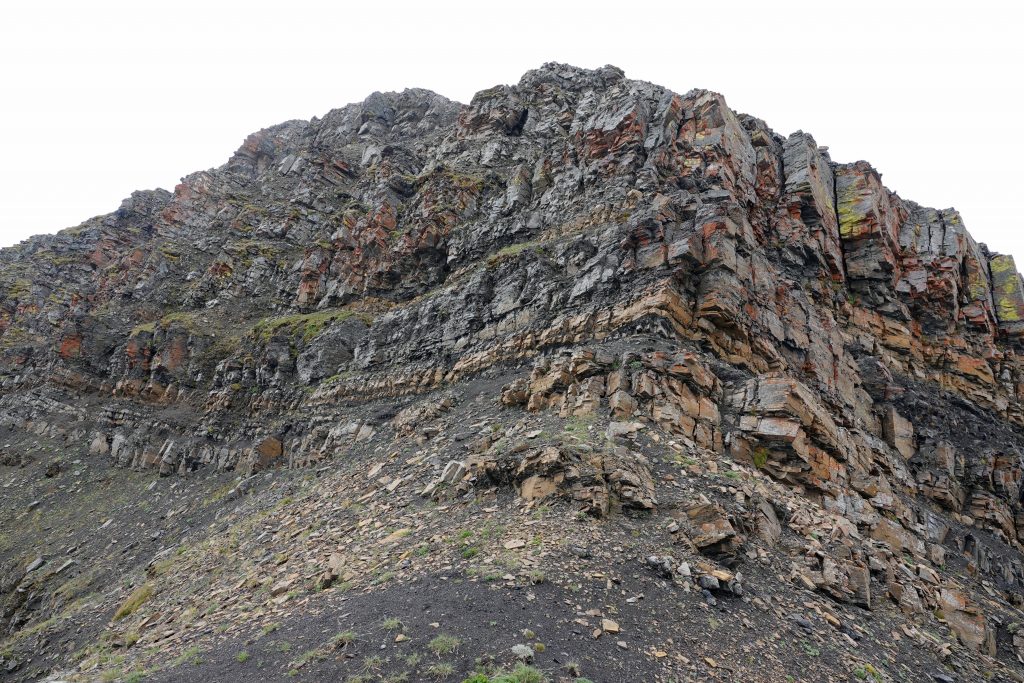 Crux on the way to Mt Collembola summit from North route